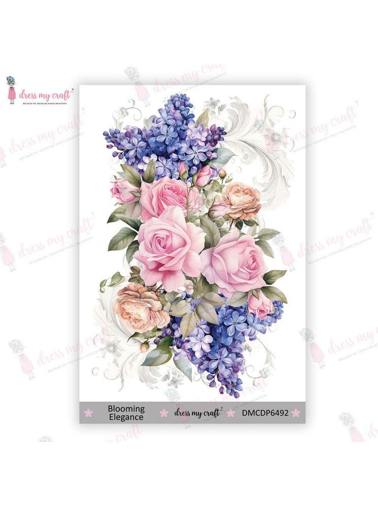 Mini Transfert me - Blooming Elegant - Dress my craft