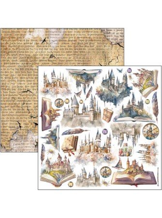 Pack papiers 15 x 15 cm - Collection "Wizard Academy" - Ciao Bella