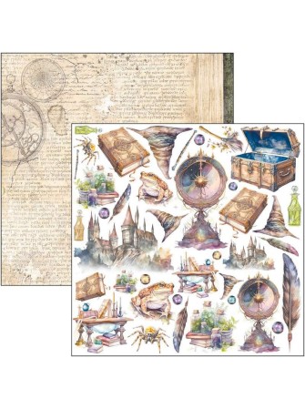 Pack papiers 15 x 15 cm - Collection "Wizard Academy" - Ciao Bella