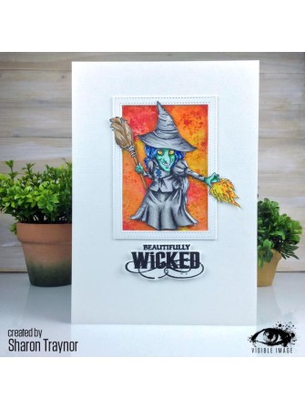 Wicked Witch - collection "Oz"  - dies -  Visible Image
