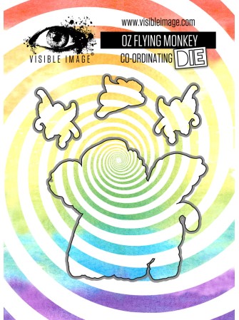 Flying Monkey - matrice de découpe et tampons - Collection "Oz" - Visible Image