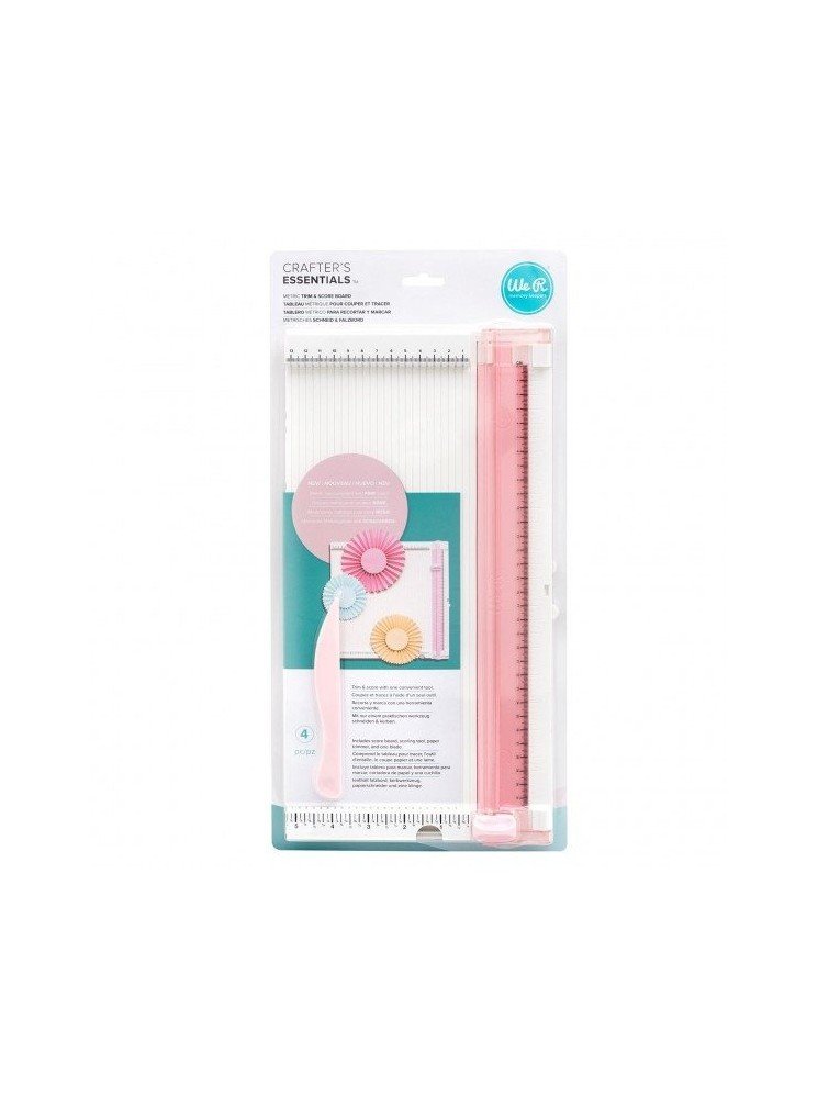 Massicot de coupe et plateau de pliage - Rose - We R Memories Keepers