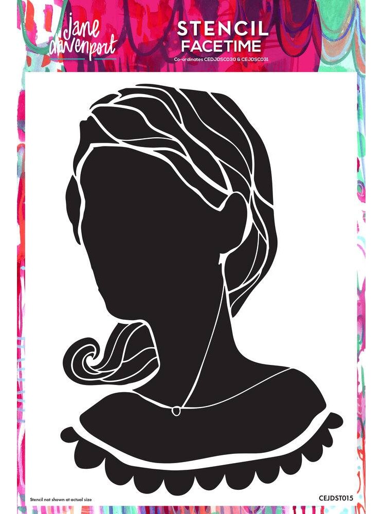Facetime - Stencils - Collection "Jane davenport" - Creative Expressions