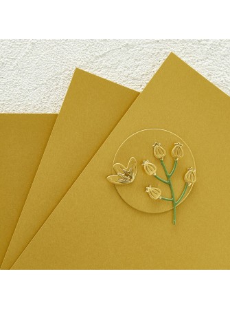 Feuille de papier brossé doré A4 - Spellbinders