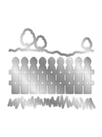 Pretty Picked Fence - Matrice de découpe - Dies - Crafter's Companion