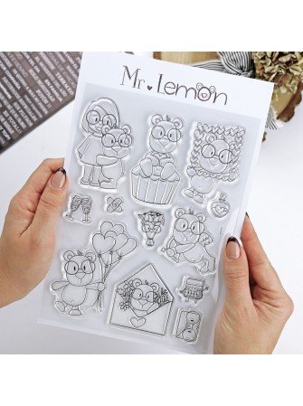 Mr Lemontin - combo dies + tampon - Collection "Mr Lemon" - Rita Rita