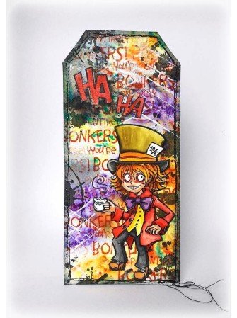 The Mad Hatter - Combo matrice de découpe et tampons - Collection "Autumn" - Visible Image