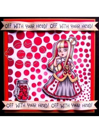 Queen of Hearts - Tampon clear - Collection "Wonderland" - Visible Image