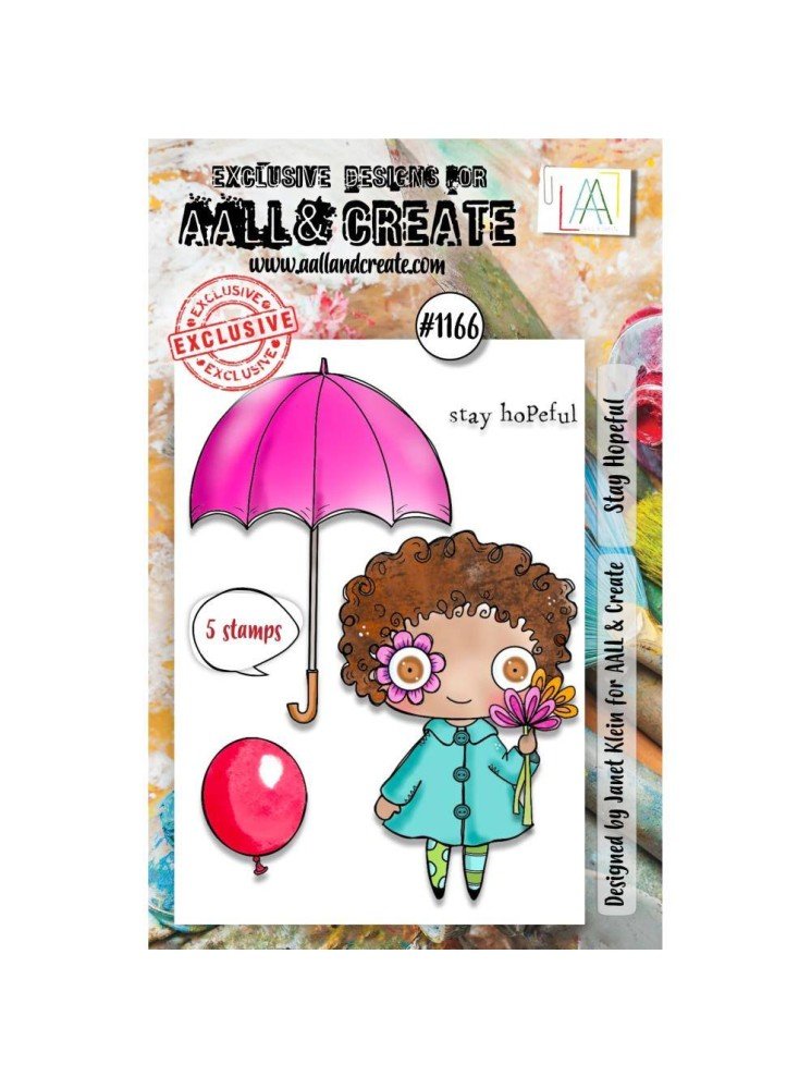 Tampon clear N° 1166 : Stay Hopeful - Collection "Spring Parade" Aall & create