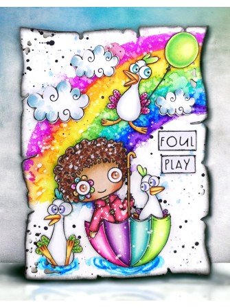 Tampon clear N° 1166 : Stay Hopeful - Collection "Spring Parade" Aall & create