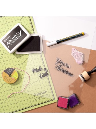 Plastique fou transparent A4 - Vaessen Créative