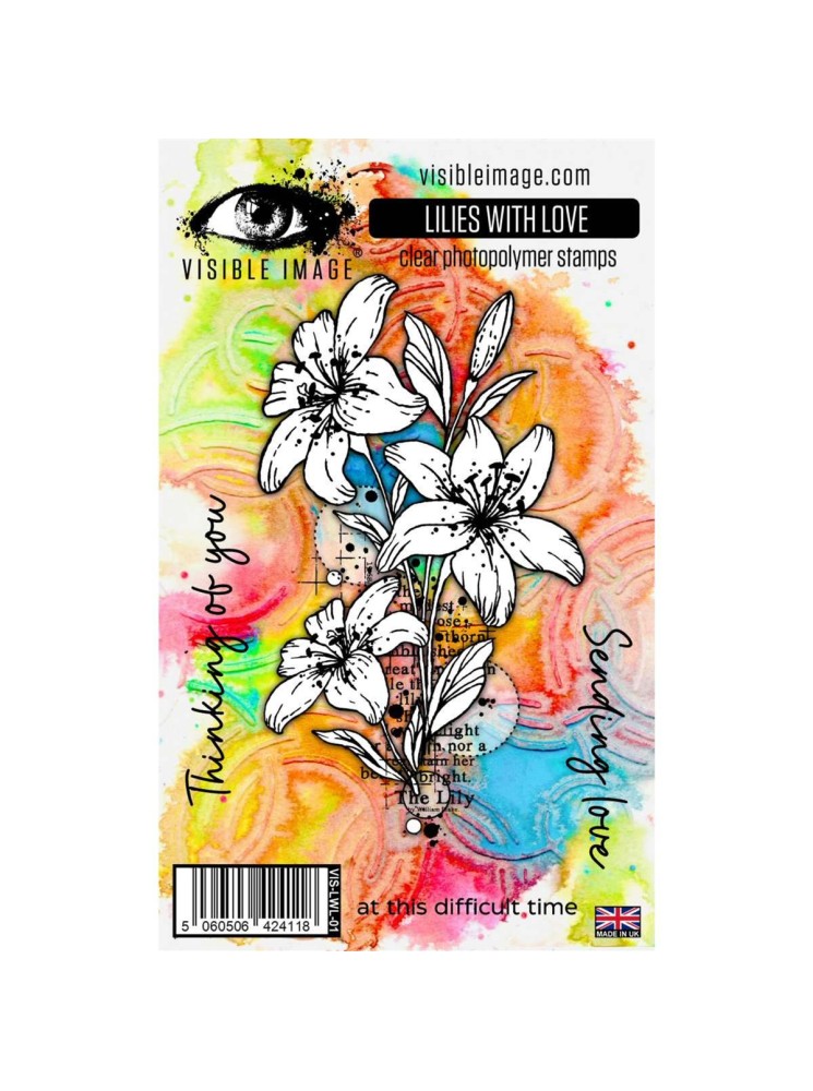 Lilies With Love - Tampon clear - Visible Image
