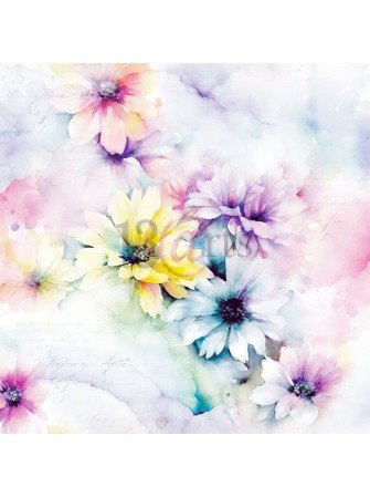 Pack papiers 15 x 15 cm - Collection "Flow with colors" - 13 @rts