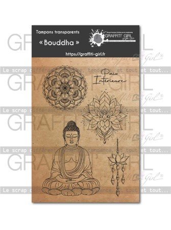 Bouddha - Tampon clear -...