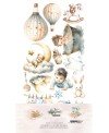 Pack de décors à découper  - Collection  "My little baby" - Boy  - Alchemy of Art
