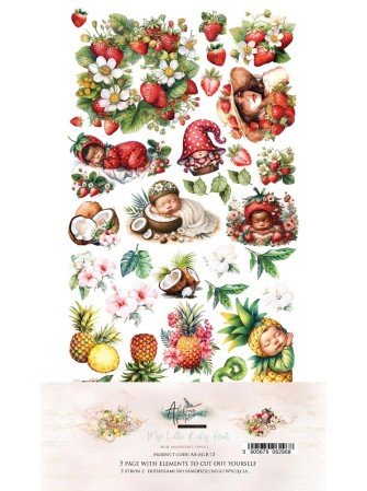 Pack de décors à découper  - Collection  "My little baby" - Fruit  - Alchemy of Art