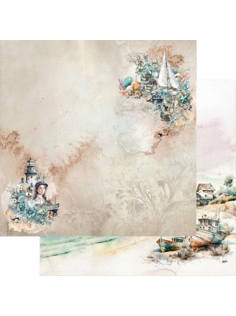 Pack papiers 15 x 15 cm - Collection "Underwater world" -  Alchemy of Art