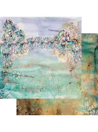 Pack papiers 15 x 15 cm - Collection "Underwater world" -  Alchemy of Art
