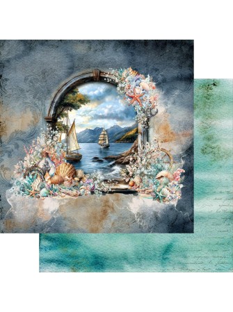 Pack papiers 15 x 15 cm - Collection "Underwater world" -  Alchemy of Art