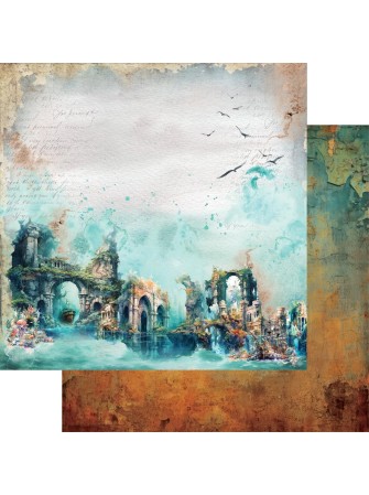 Pack papiers 15 x 15 cm - Collection "Underwater world" -  Alchemy of Art