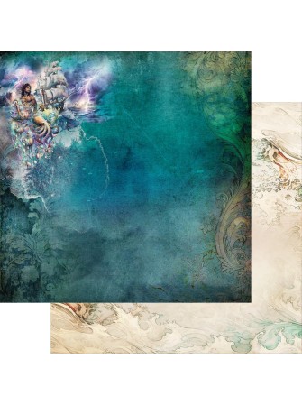 Pack papiers 15 x 15 cm - Collection "Underwater world" -  Alchemy of Art