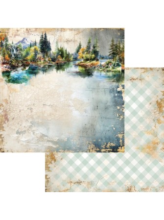 Pack papiers 20 x 20 cm - Collection "Whispers of the mountains" -  Alchemy of Art