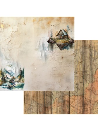 Pack papiers 20 x 20 cm - Collection "Whispers of the mountains" -  Alchemy of Art