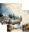 Pack papiers 20 x 20 cm - Collection "Whispers of the mountains" -  Alchemy of Art
