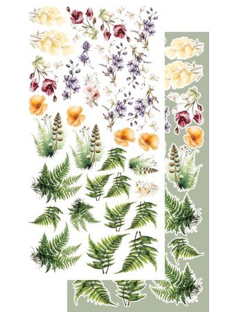 Pack de décors à découper  - Collection  "Whispers of the mountains"  - Alchemy of Art