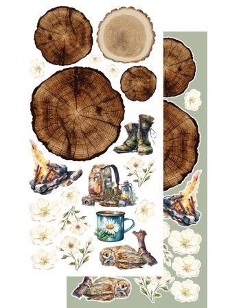 Pack de décors à découper  - Collection  "Whispers of the mountains"  - Alchemy of Art