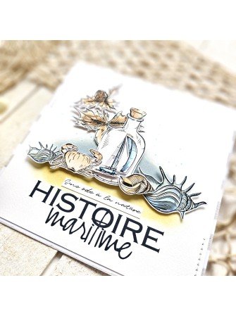 Vent d'Ouest - Tampon clear - collection "Entre terre et mer" - Lorelaï Design