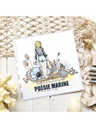 Vent d'Ouest - Tampon clear - collection "Entre terre et mer" - Lorelaï Design