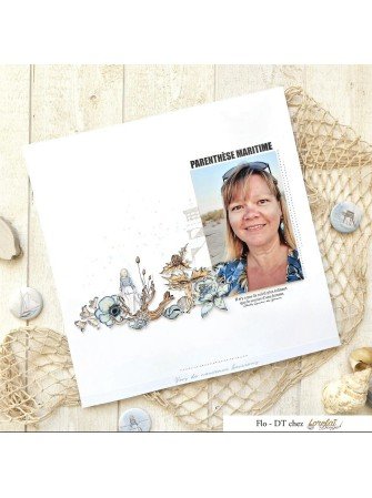 Merveilles de la nature - Tampon clear - collection "Entre terre et mer" - Lorelaï Design