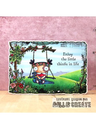Tampon Clear N° 1197 : Swing Garden - Collection "Breakthrough Botanical" - Aall & Create
