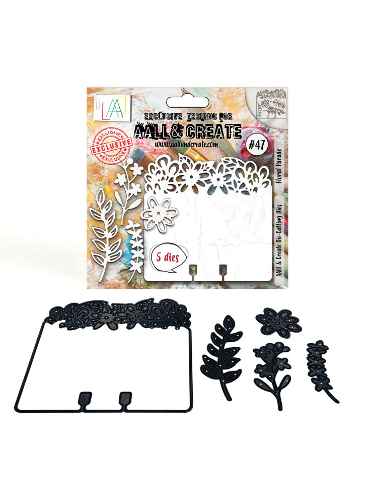 Floral Parade - Dies 47 - Matrice de découpe - Collection "Memorydex - Aall & create