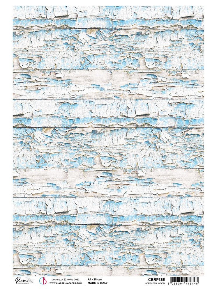 Feuille de riz - Nothern Wood - Collection "Winter Journey" - Ciao Bella