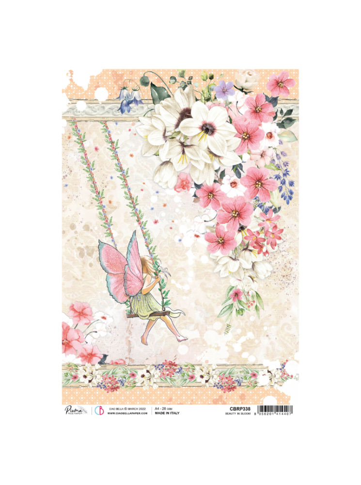Feuille de riz - Beauty in Bloom - Collection "Enchanted Land" - Ciao Bella
