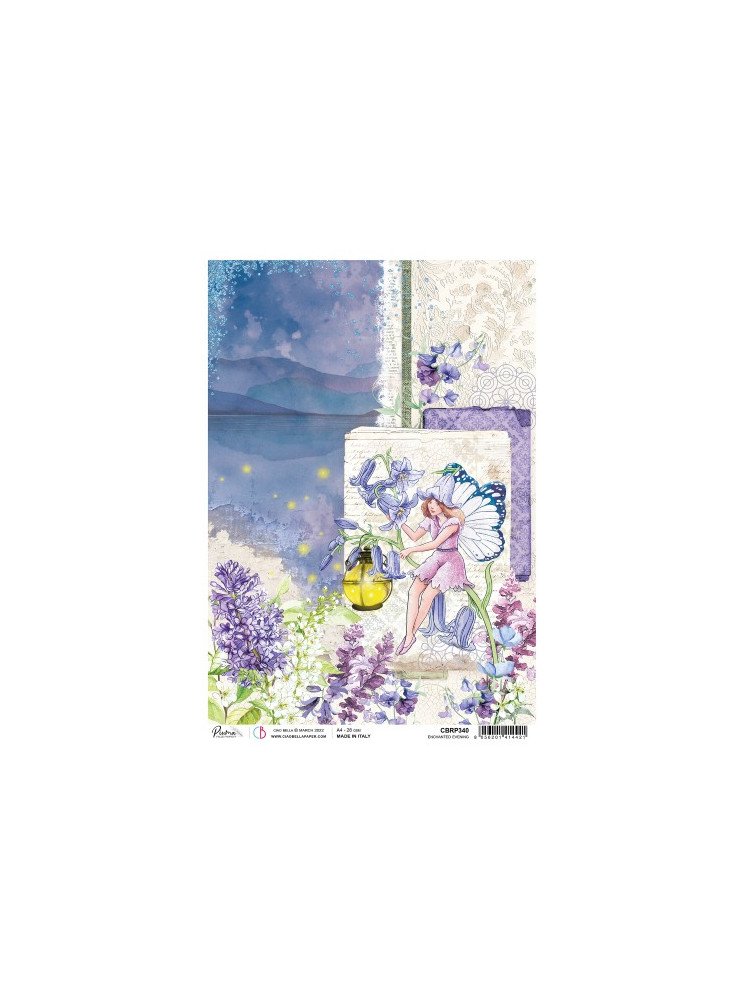 Feuille de riz - Enchanted Evening - Collection "Enchanted Land" - Ciao Bella