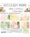 Pack papiers Basics 20 x 20 cm - Collection "Kitchen Mode"