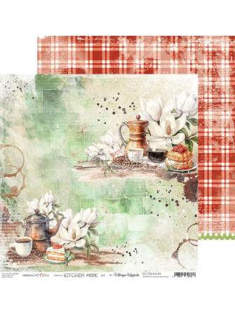 Pack papiers Duo Imprimés + Basics 20 x 20 cm - Collection "Kitchen Mode"  - Craft O'Clock