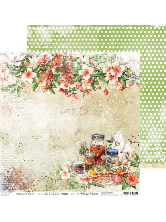 Pack papiers Duo Imprimés + Basics 20 x 20 cm - Collection "Kitchen Mode"  - Craft O'Clock