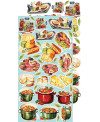 Pack de décors à découper - Mix  - Collection  "Kitchen Mode"