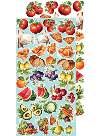 Pack de décors à découper - Mix  - Collection  "Kitchen Mode"