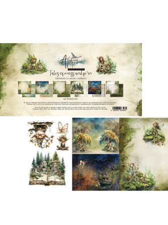 Pack papiers - Collection "Tales of moss and fern" -  Alchemy of Art