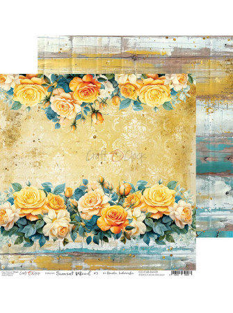 Pack papiers 15 x 15 cm - Collection "Sunset Mood" - Craft O'Clock