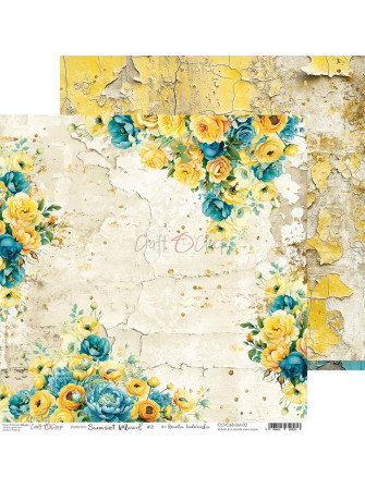 Pack papiers 15 x 15 cm - Collection "Sunset Mood" - Craft O'Clock