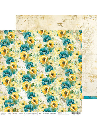 Pack papiers 15 x 15 cm - Collection "Sunset Mood" - Craft O'Clock