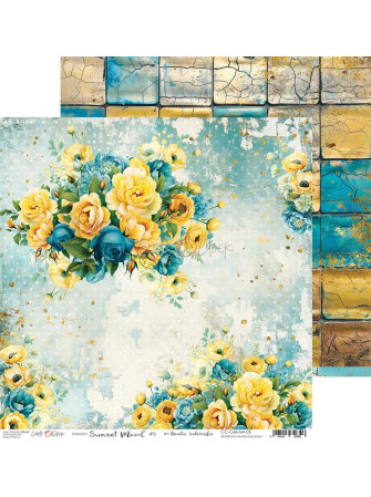 Pack papiers 15 x 15 cm - Collection "Sunset Mood" - Craft O'Clock