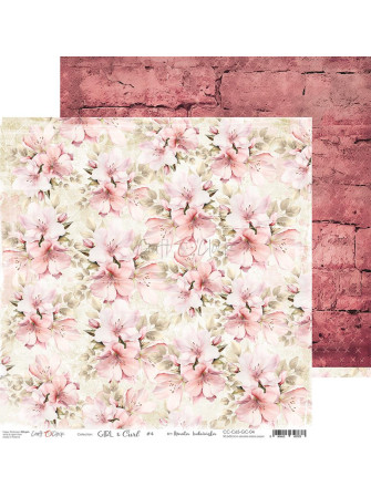 Pack papiers 20 x 20 cm - Mix imprimés + basics - Collection "Girl & Curl" - Craft O'Clock