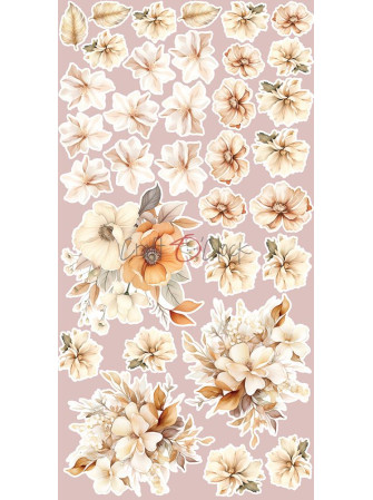 Pack de décors à découper - Flowers & My First Year- Collection  "Girl & Curl"  - Craft O'Clock
